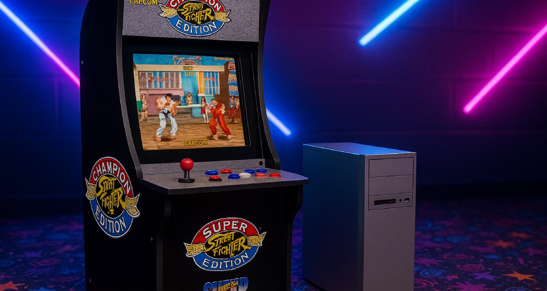 Comment installer un PC dans une borne d'arcade Arcade1Up Street Fighter II?