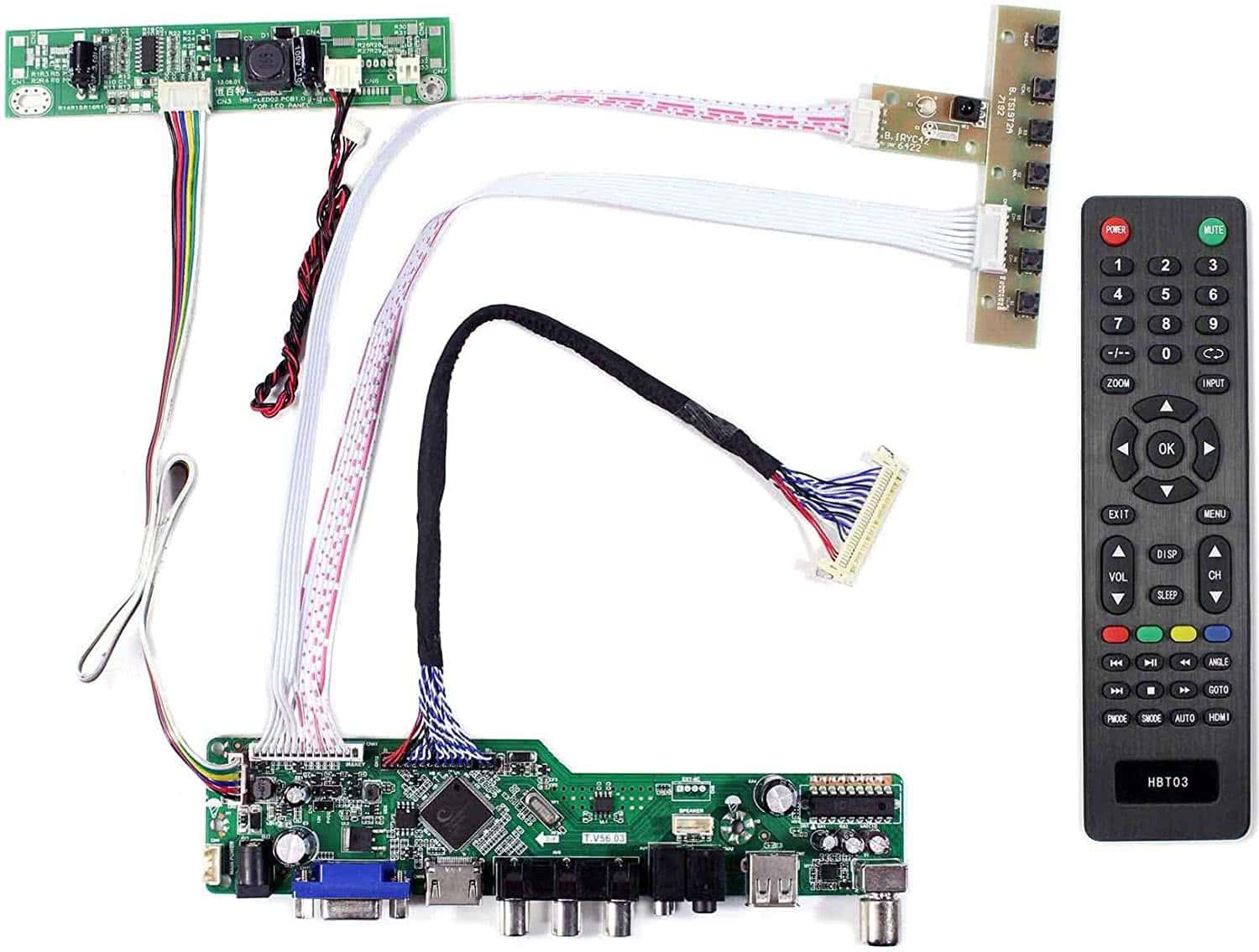 Carte contrôleur permettant de brancher le PC sur l'écran de la borne Arcade1Up