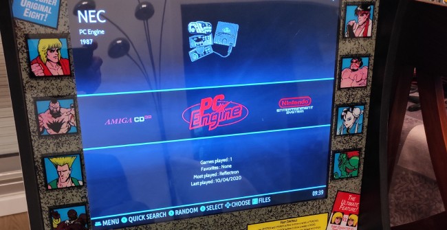 Connecter un ordinateur à l'écran d'une borne Arcade1Up Street Fighter II